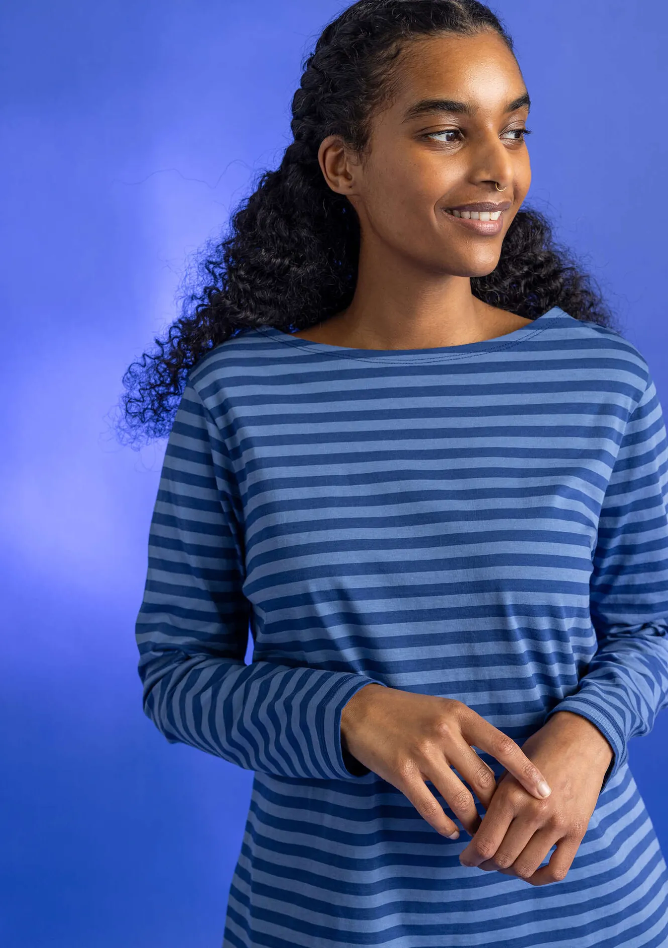 Gudrun Sjödén Basic-Streifenshirt aus Bio-Baumwolle