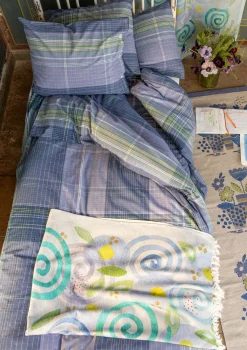 Gudrun Sjödén Bettbezug „Rainbow“ aus Bio-Baumwolle