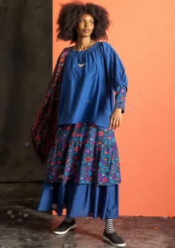 Gudrun Sjödén Bluse aus Baumwolle/Seide