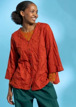 Gudrun Sjödén Bluse „Clementine“ aus Bio-Baumwolle