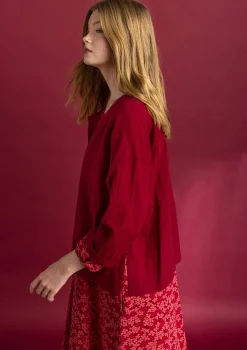 Gudrun Sjödén Bluse „Hedda“ aus Bio-Baumwollgewebe