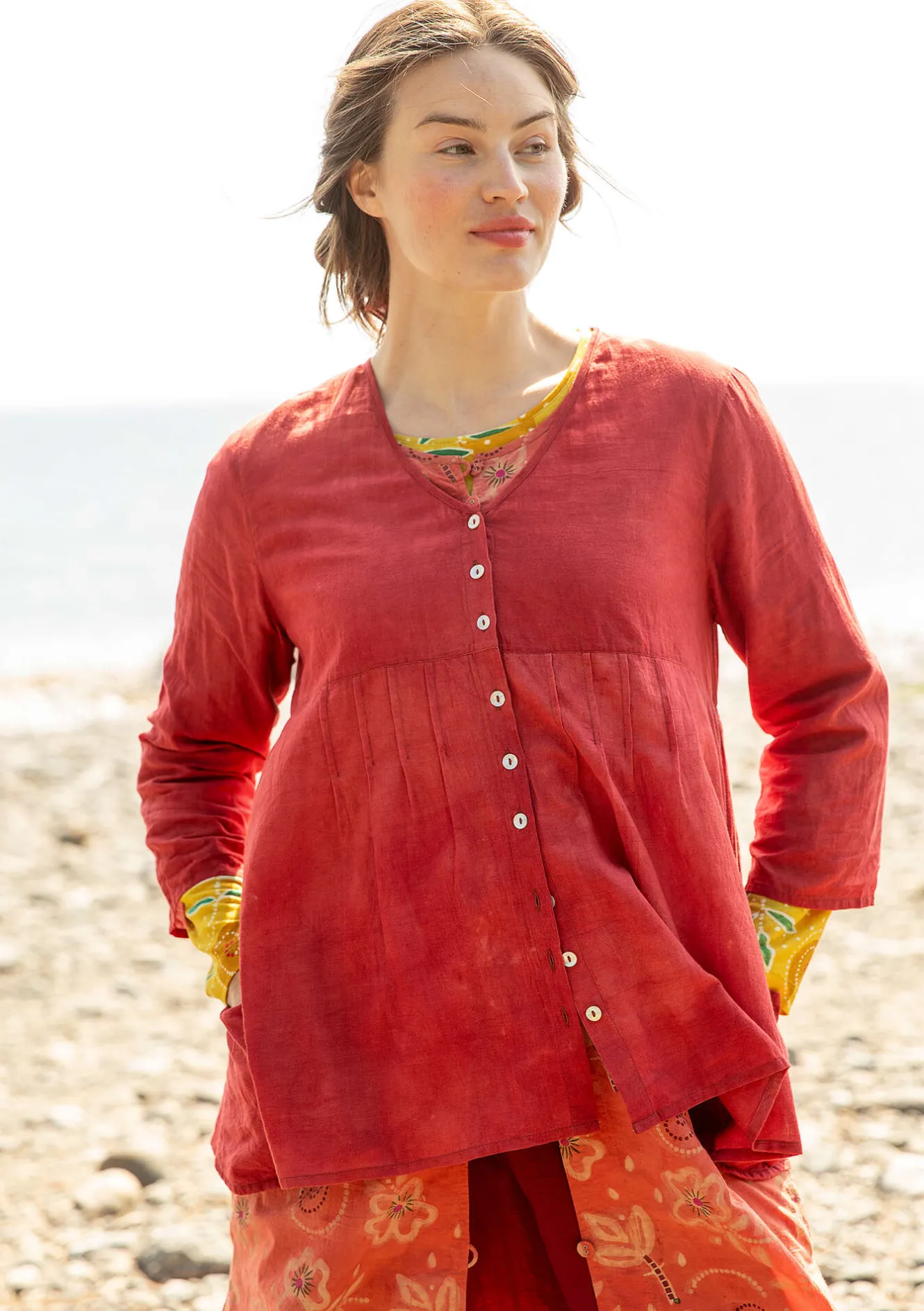 Gudrun Sjödén Bluse „Samira“ aus Bio-Baumwolle