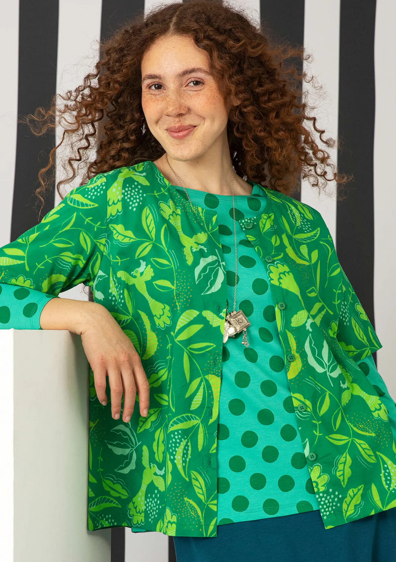 Gudrun Sjödén Bluse „Uuve“ aus Bio-Baumwolle