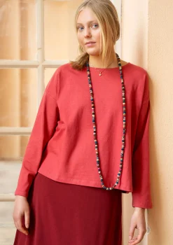 Gudrun Sjödén Einfarbiges Shirt aus Bio-Baumwolle