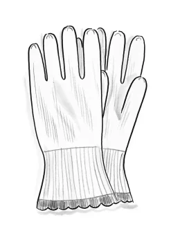Gudrun Sjödén Fingerhandschuhe aus Lammwolle