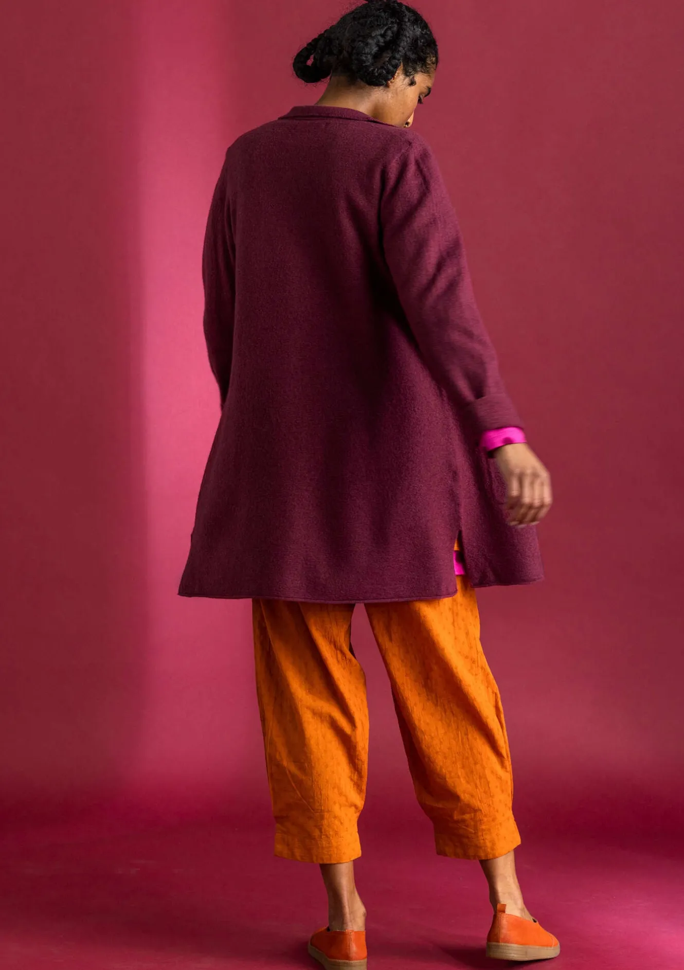 Gudrun Sjödén Gestrickter Blazer aus gefilzter Bio-Wolle