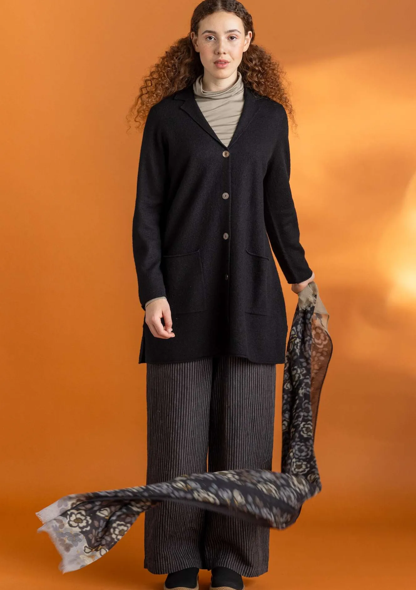 Gudrun Sjödén Gestrickter Blazer aus gefilzter Bio-Wolle