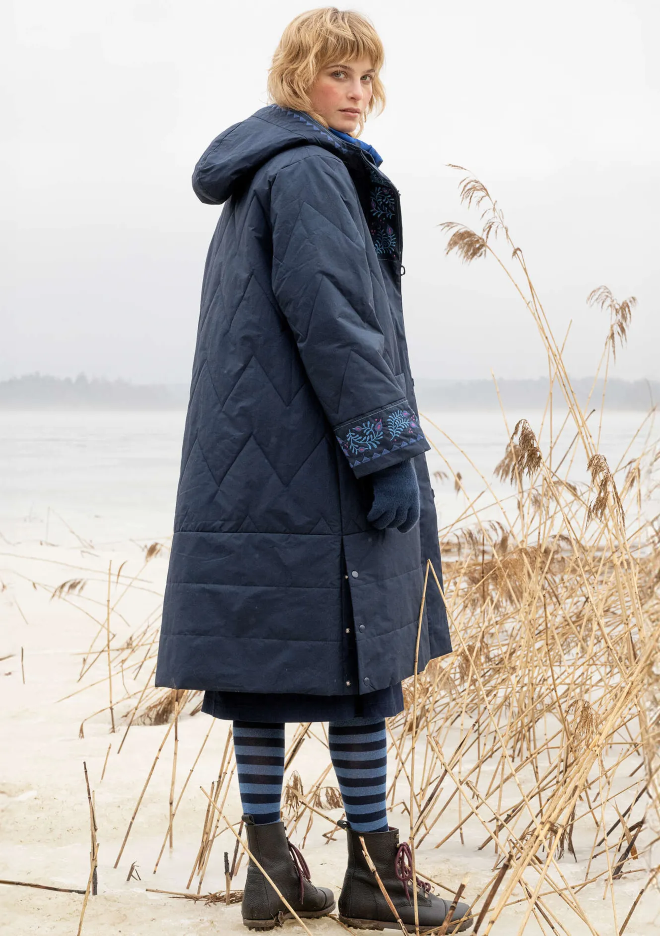 Gudrun Sjödén Gewebter Steppmantel „Svalbard“