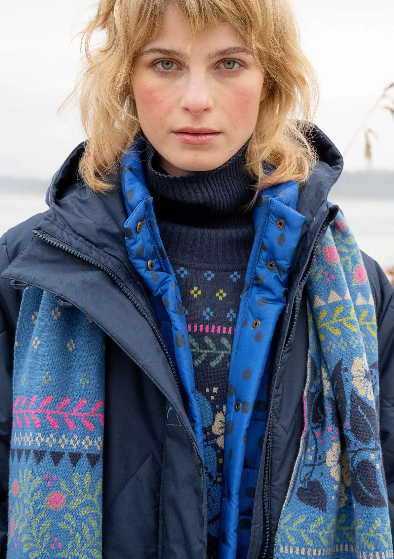 Gudrun Sjödén Gewebter Steppmantel „Svalbard“