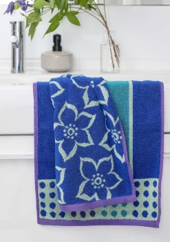 Gudrun Sjödén Gästehandtuch „Flow“ aus Bio-Baumwolle (2er-Pack)