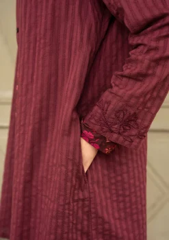 Gudrun Sjödén Hemdblusenkleid „Värmland“ aus Bio-Baumwollgewebe