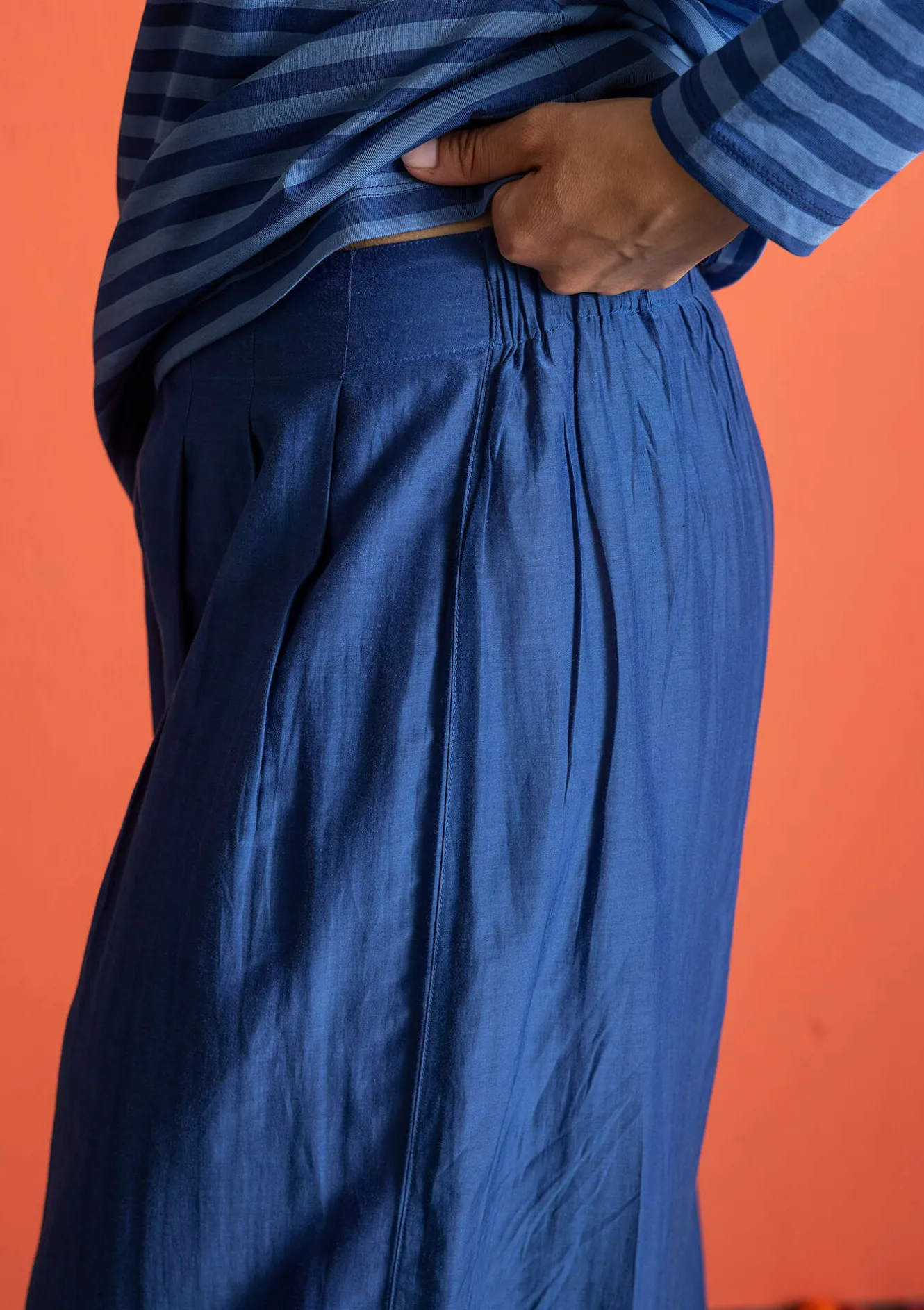 Gudrun Sjödén Hose aus Baumwolle/Seide