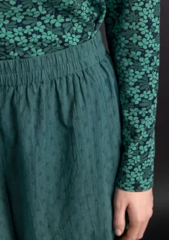 Gudrun Sjödén Hose aus Bio-Baumwolldobby