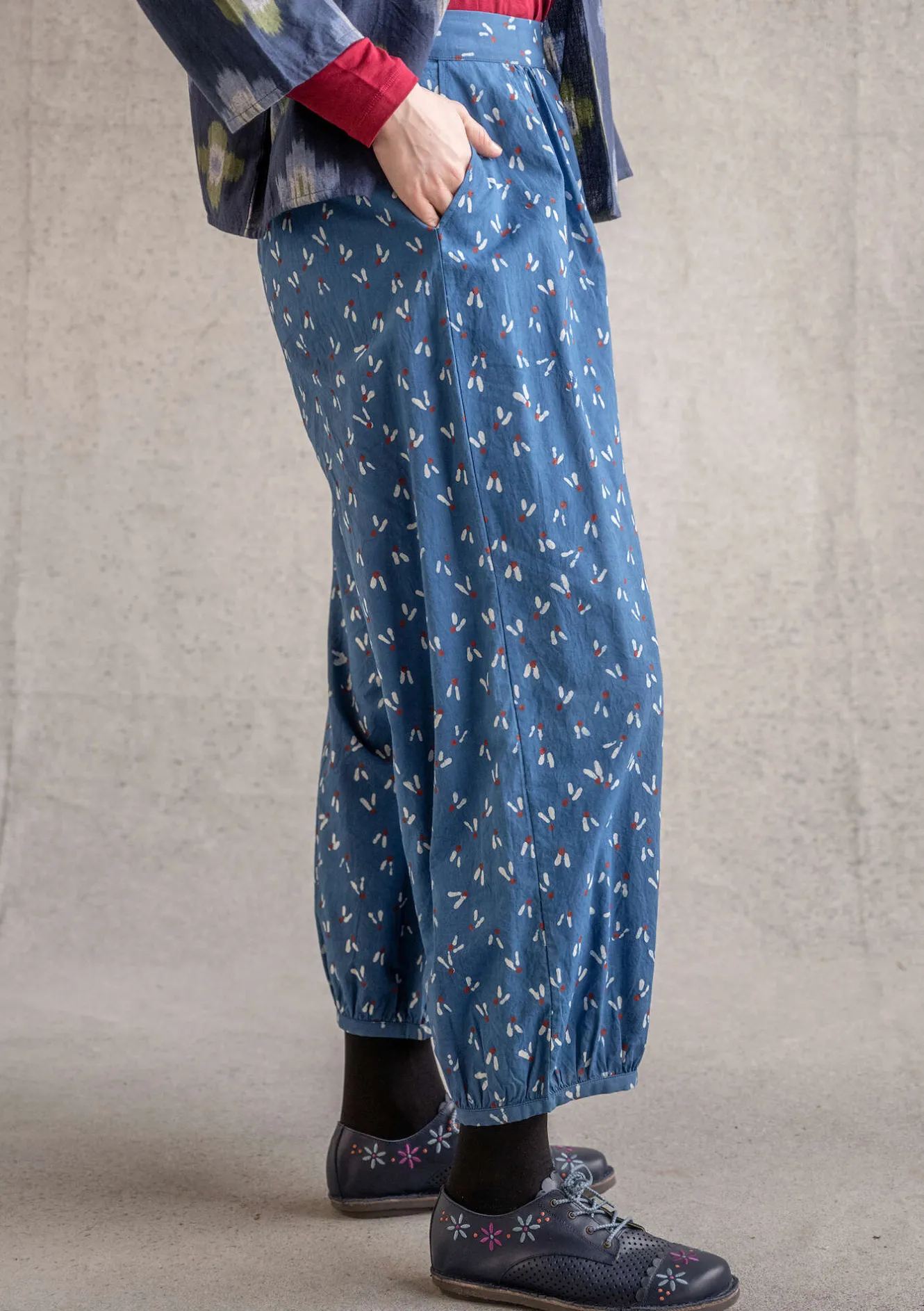 Gudrun Sjödén Hose „Mud“ aus Bio-Baumwollgewebe