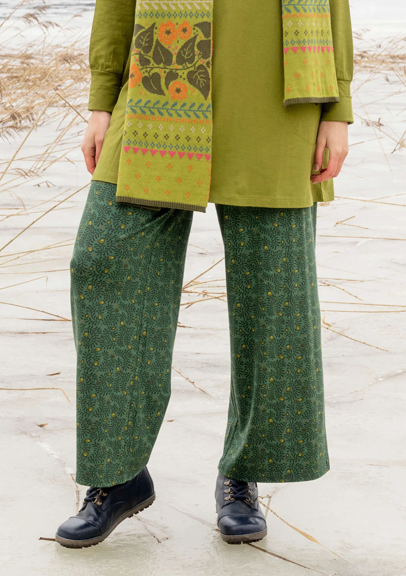 Gudrun Sjödén Jerseyhose „Aurora“ aus Bio-Baumwolle/Modal/Elasthan