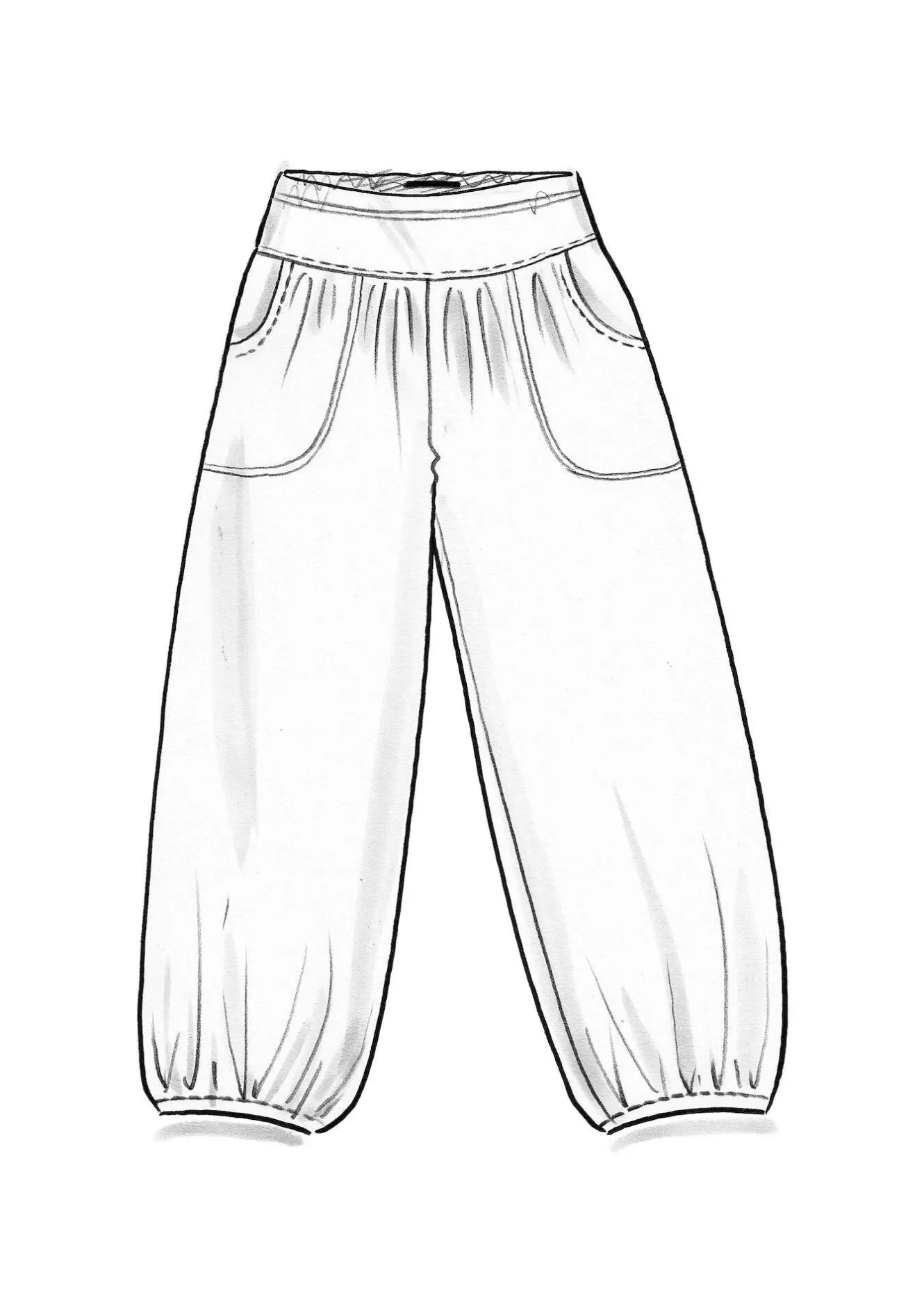 Gudrun Sjödén Jerseyhose aus Bio-Baumwolle/Elasthan