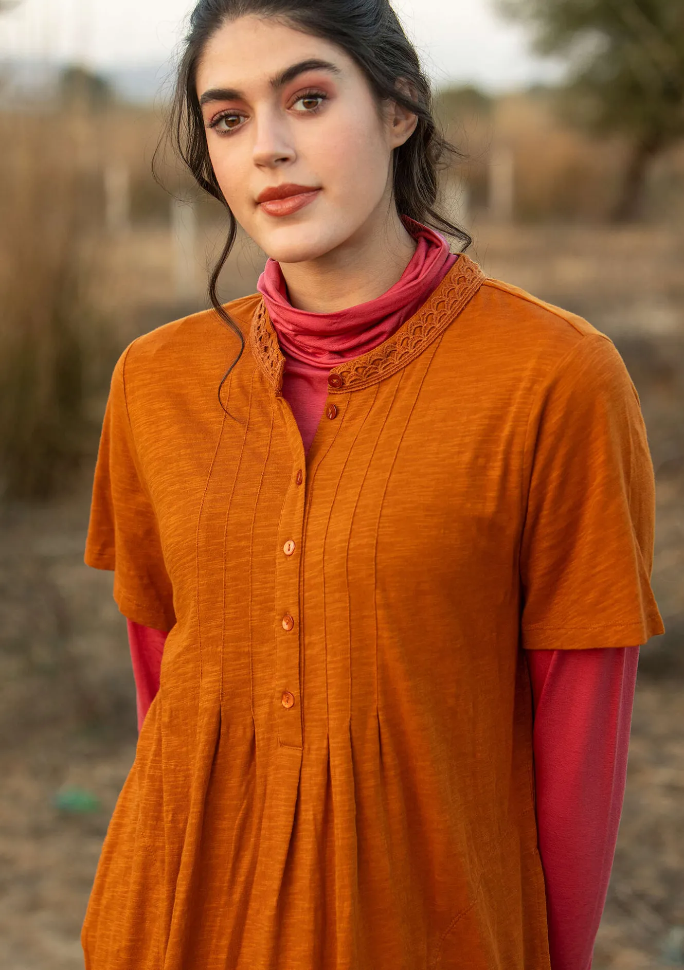 Gudrun Sjödén Jerseykleid aus Bio-Baumwolle