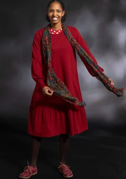 Gudrun Sjödén Jerseykleid aus Bio-Baumwolle/Leinen