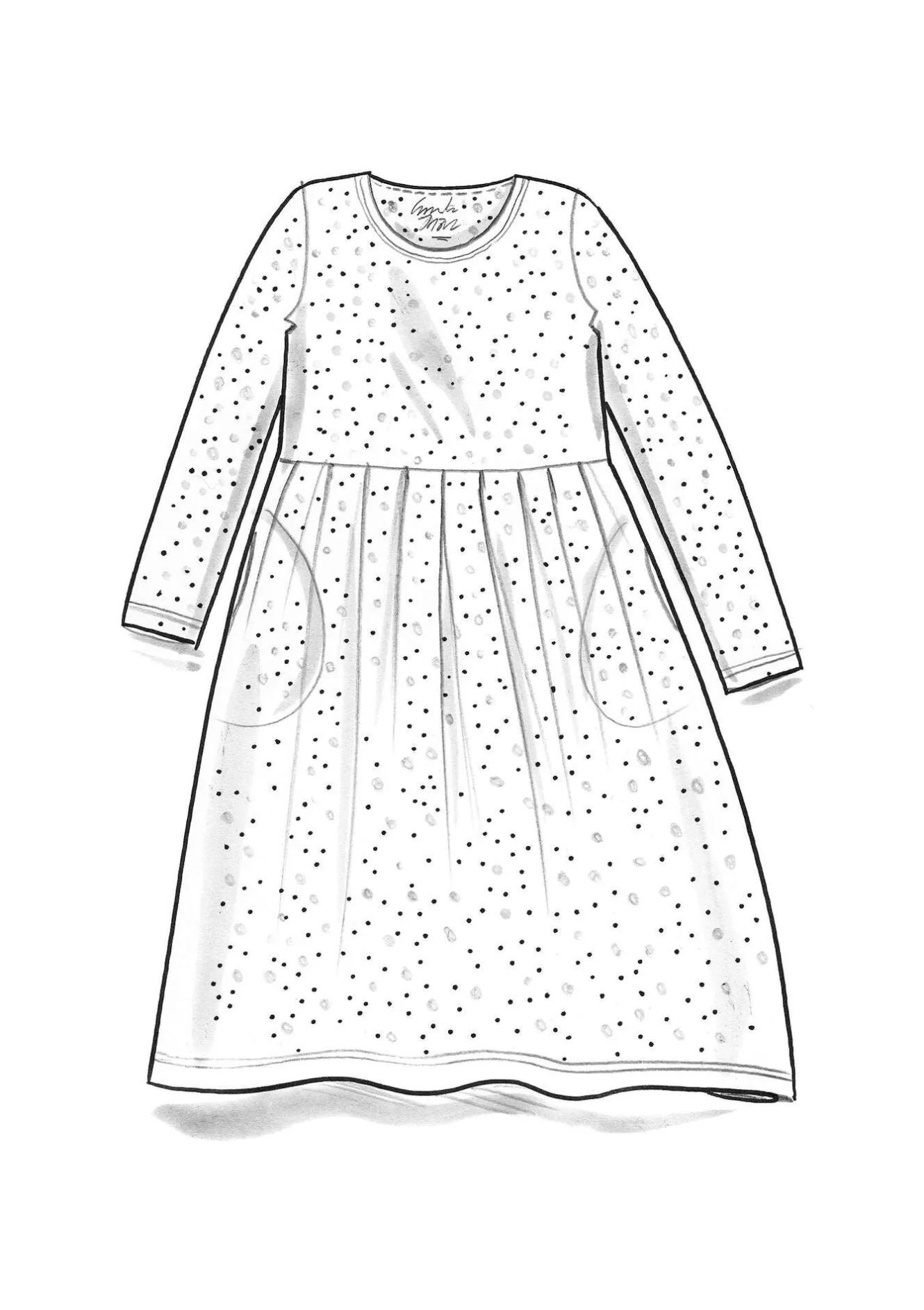 Gudrun Sjödén Jerseykleid „Helga“ aus Lyocell/Elasthan