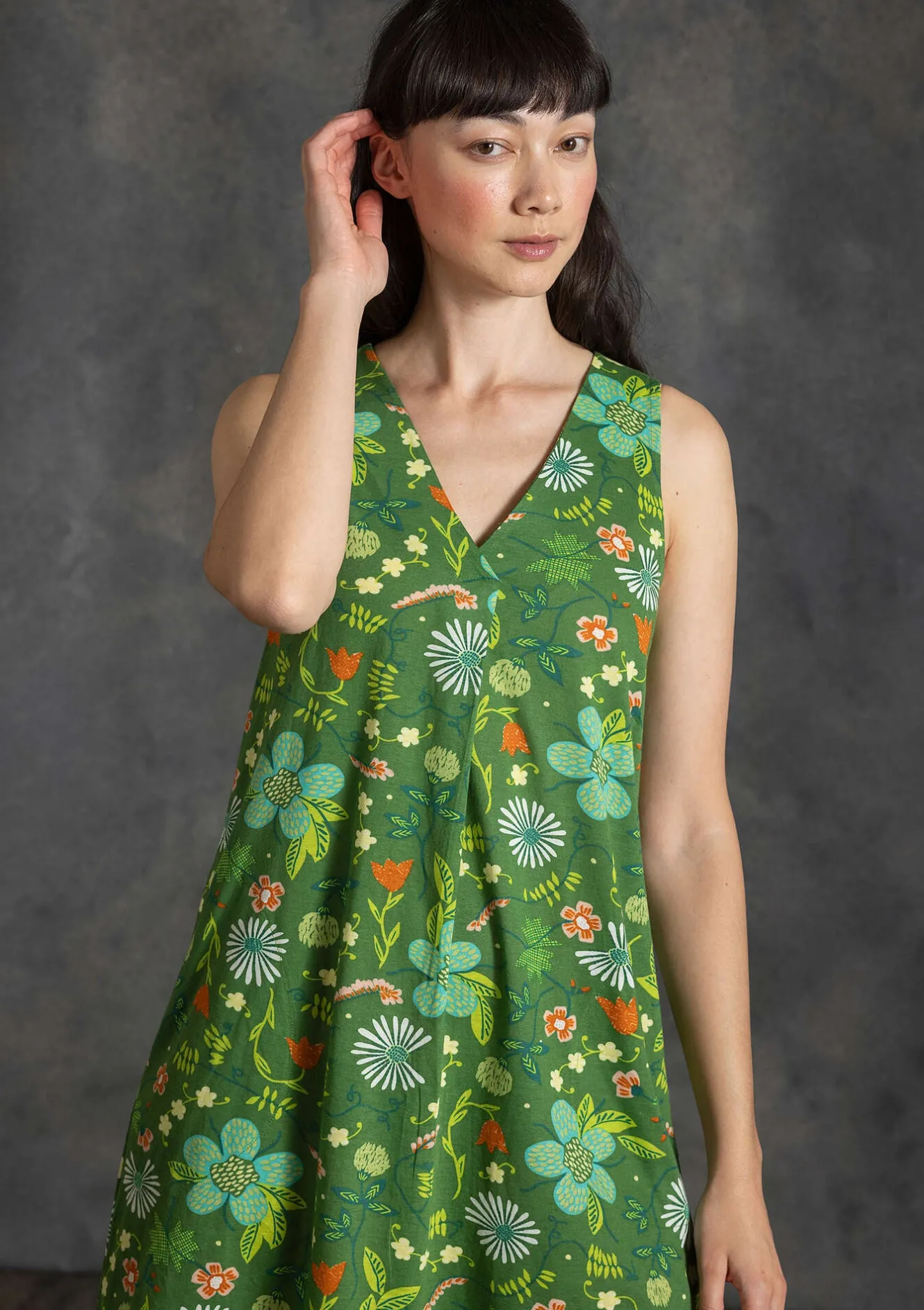 Gudrun Sjödén Jerseykleid „Midsommarsol“ aus Bio-Baumwolle
