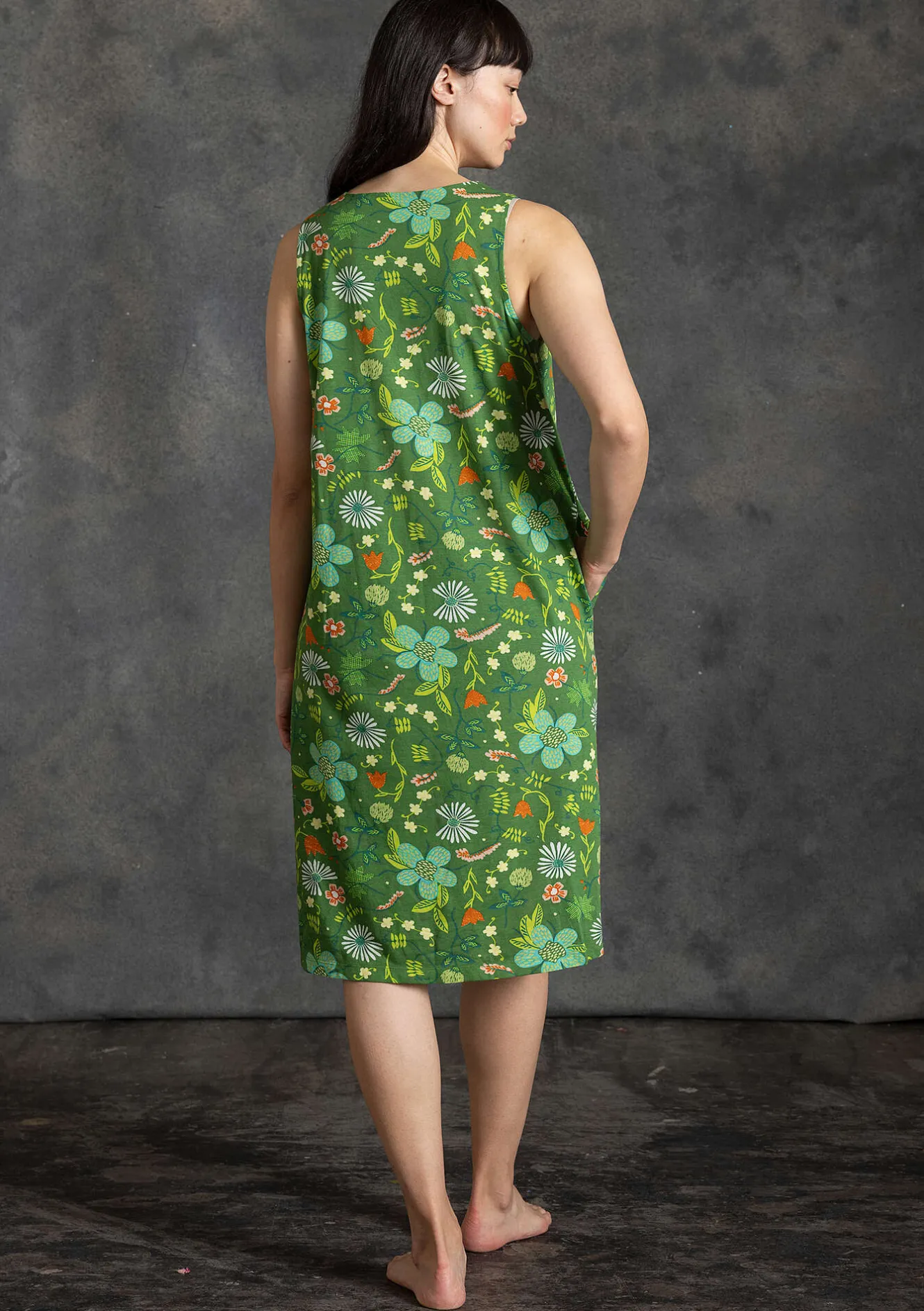 Gudrun Sjödén Jerseykleid „Midsommarsol“ aus Bio-Baumwolle