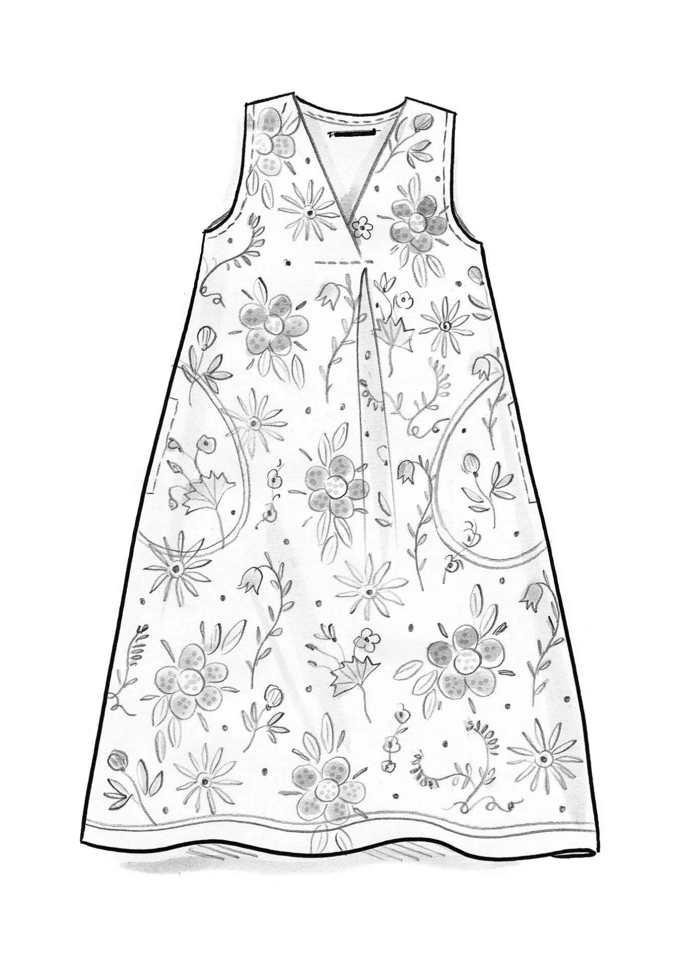 Gudrun Sjödén Jerseykleid „Midsommarsol“ aus Bio-Baumwolle