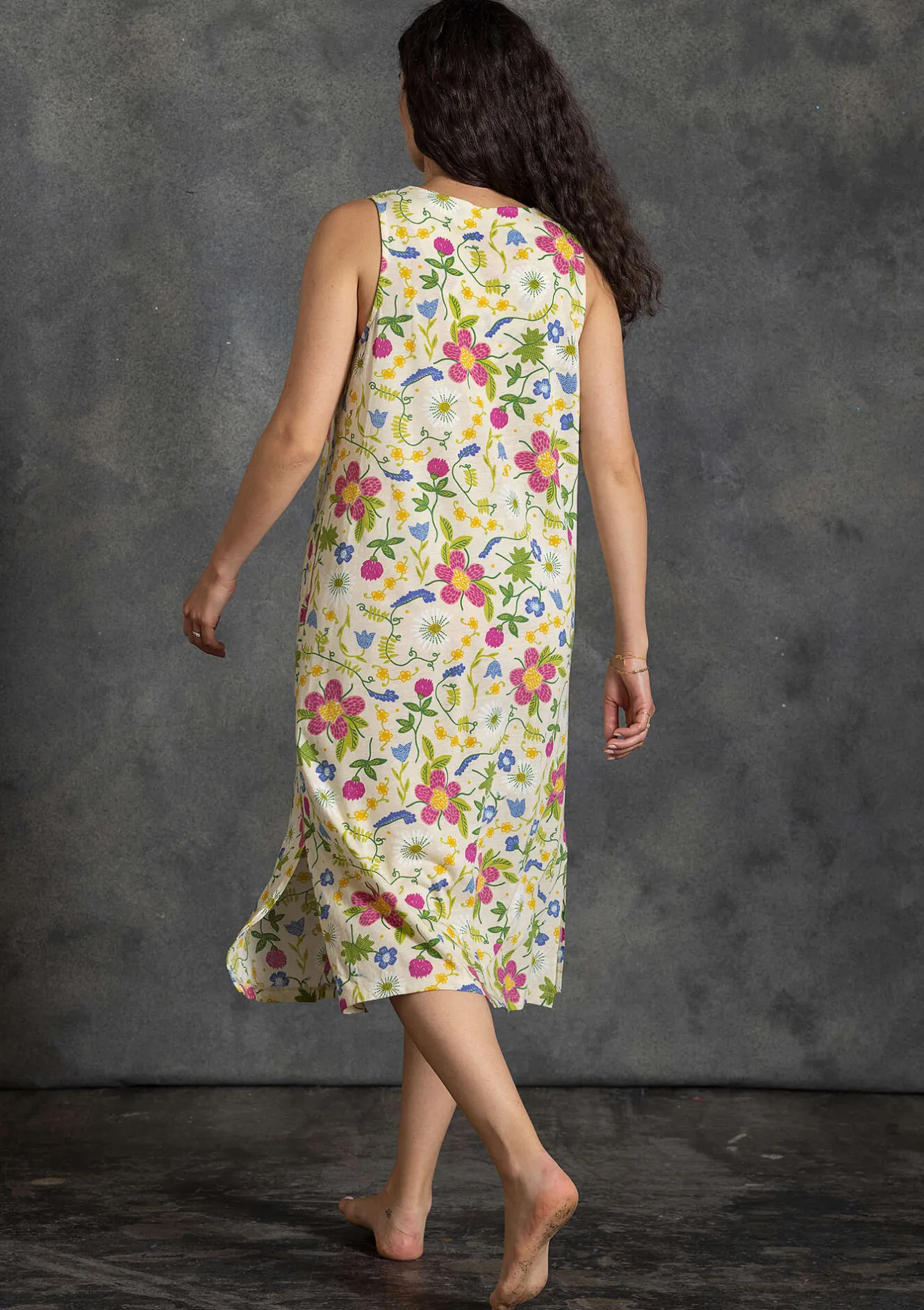 Gudrun Sjödén Jerseykleid „Midsommarsol“ aus Bio-Baumwolle