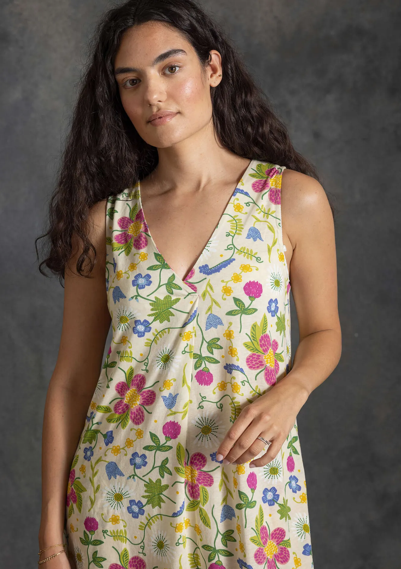 Gudrun Sjödén Jerseykleid „Midsommarsol“ aus Bio-Baumwolle
