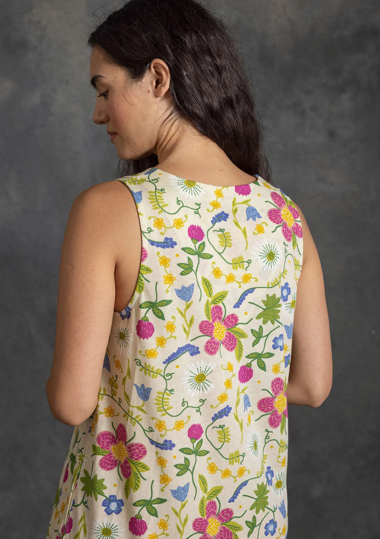 Gudrun Sjödén Jerseykleid „Midsommarsol“ aus Bio-Baumwolle