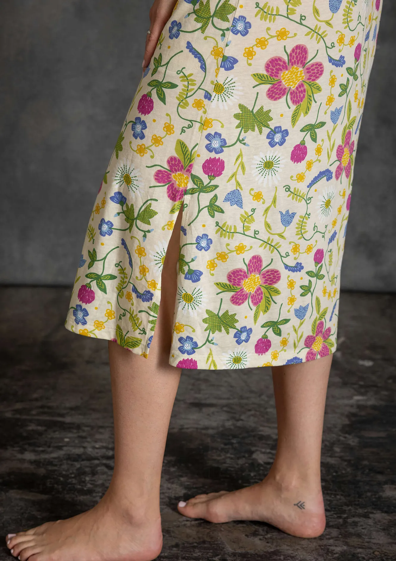 Gudrun Sjödén Jerseykleid „Midsommarsol“ aus Bio-Baumwolle
