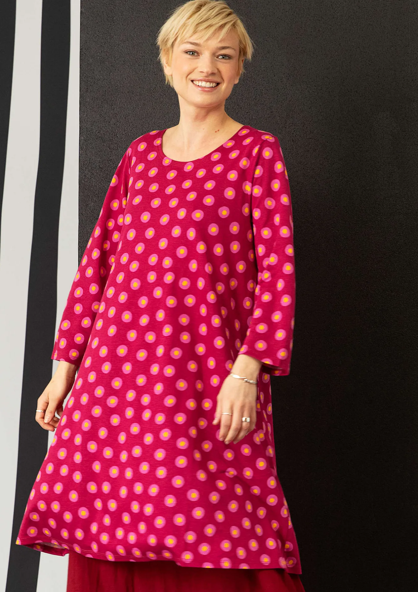 Gudrun Sjödén Jerseykleid „Nicole“ aus Bio-Baumwolle/Modal