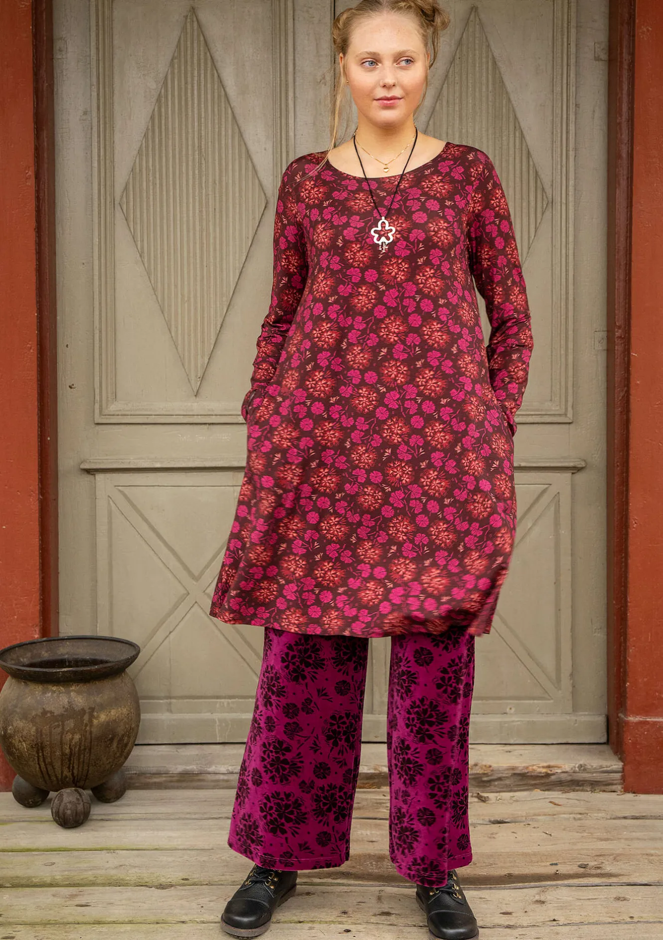 Gudrun Sjödén Jerseykleid „Pelargon“ aus Lyocell/Elasthan