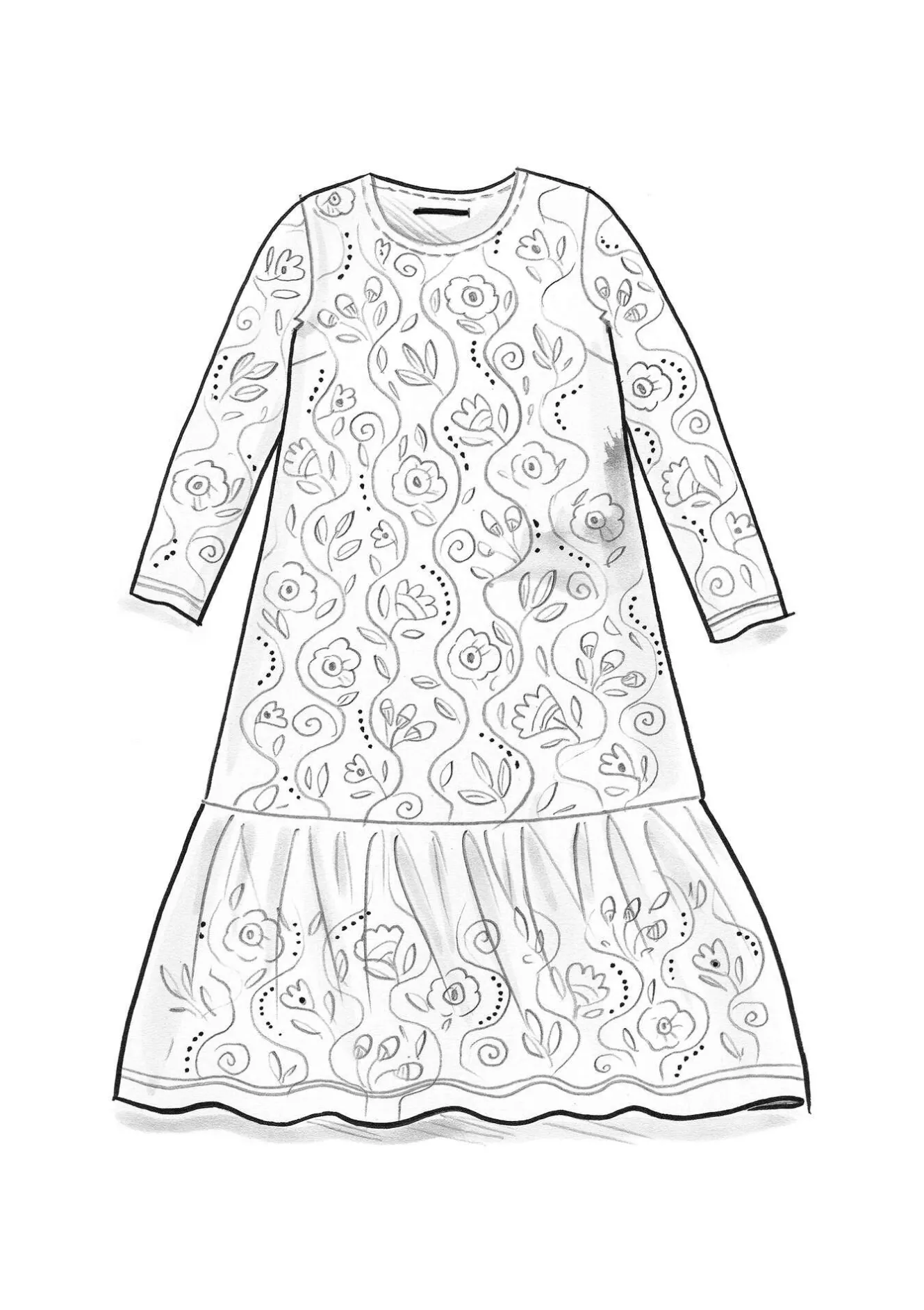 Gudrun Sjödén Jerseykleid „Rupangi“ aus Bio-Baumwolle