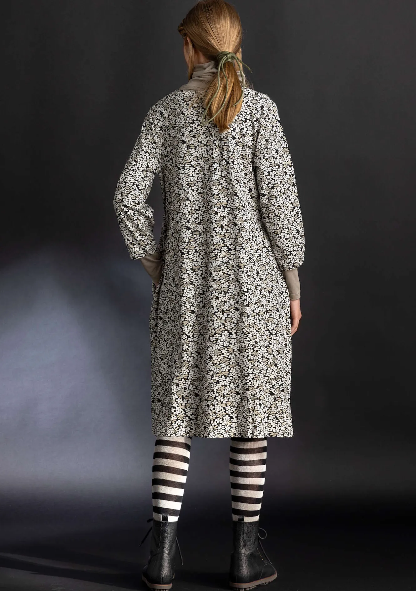 Gudrun Sjödén Jerseykleid „Ylva“ aus Bio-Baumwolle/Elasthan