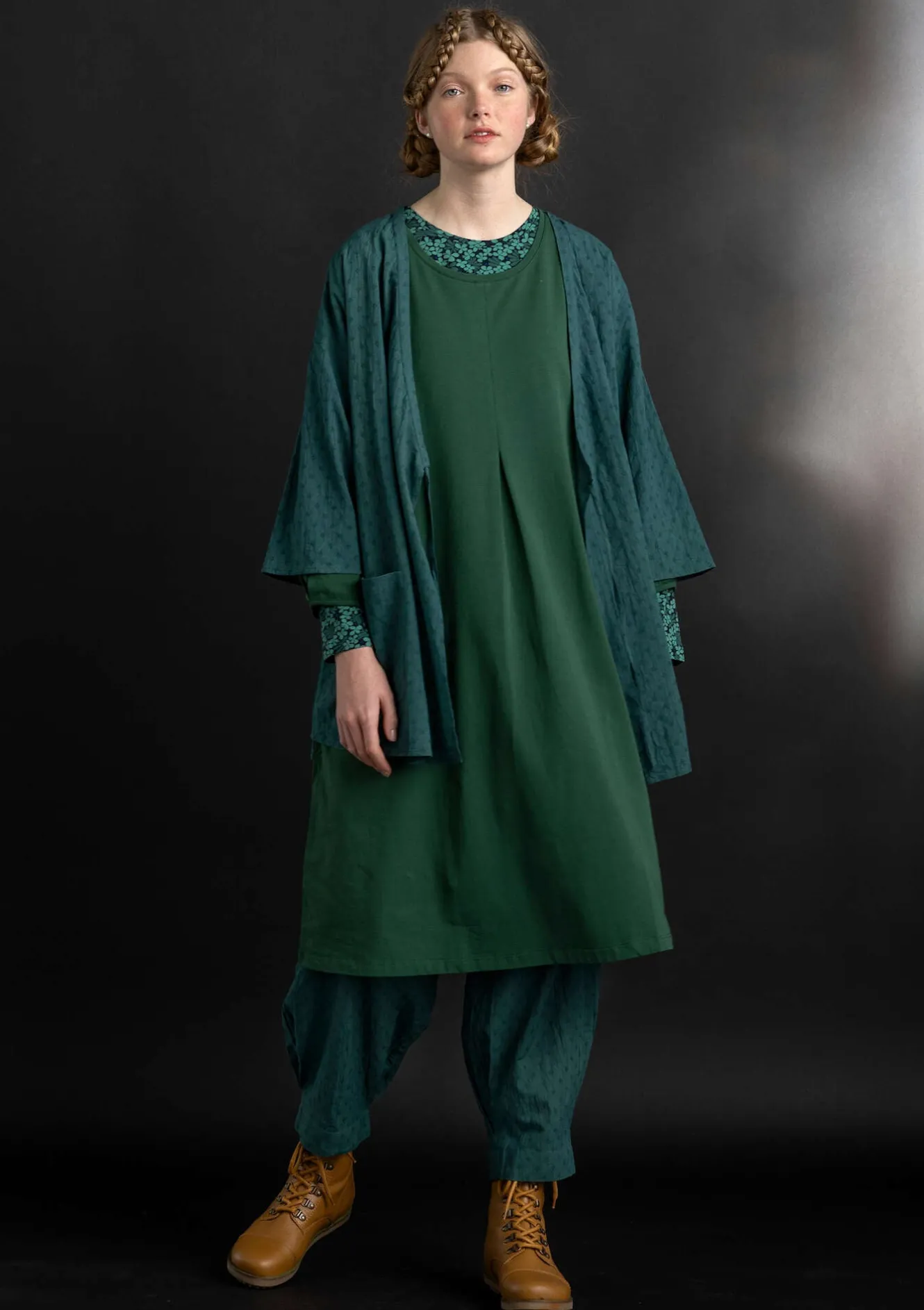 Gudrun Sjödén Jerseykleid „Ylva“ aus Bio-Baumwolle/Elasthan