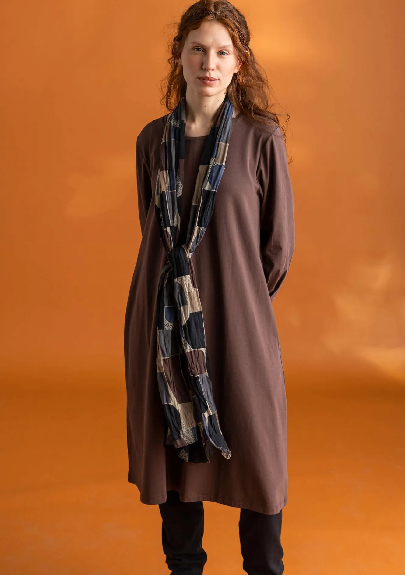 Gudrun Sjödén Jerseykleid „Ylva“ aus Bio-Baumwolle/Elasthan
