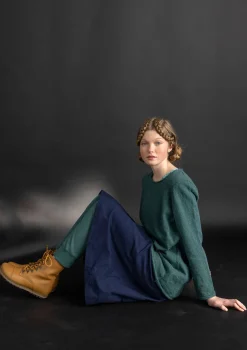 Gudrun Sjödén Jerseyleggings aus Bio-Baumwollripp