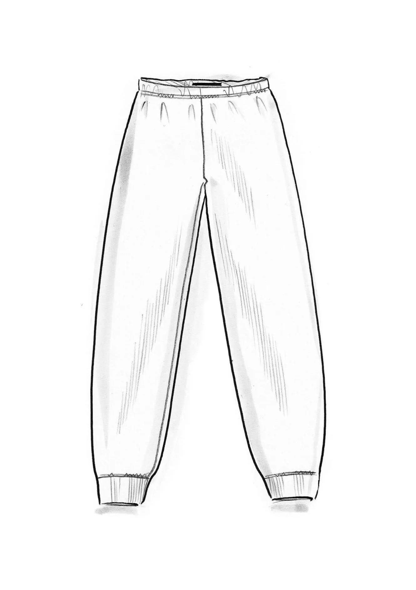 Gudrun Sjödén Jerseyleggings aus Bio-Baumwollripp