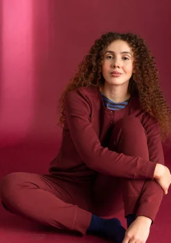 Gudrun Sjödén Jerseyleggings aus Bio-Baumwollripp