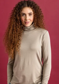 Gudrun Sjödén Jersey-Rollkragenshirt aus Lyocell/Elasthan