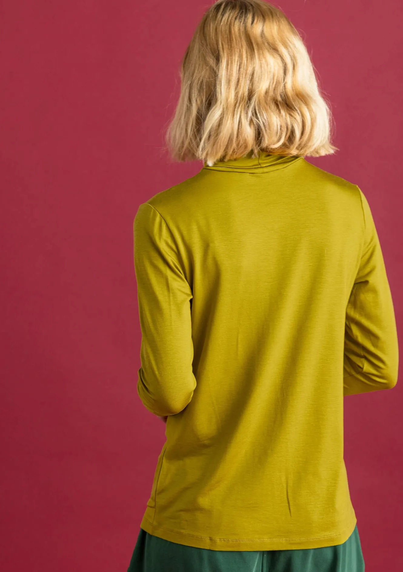 Gudrun Sjödén Jersey-Rollkragenshirt aus Lyocell/Elasthan