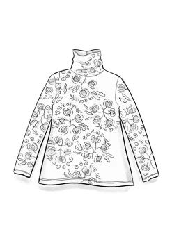 Gudrun Sjödén Jersey-Rollkragenshirt „Dagny“ aus Lyocell/Elasthan