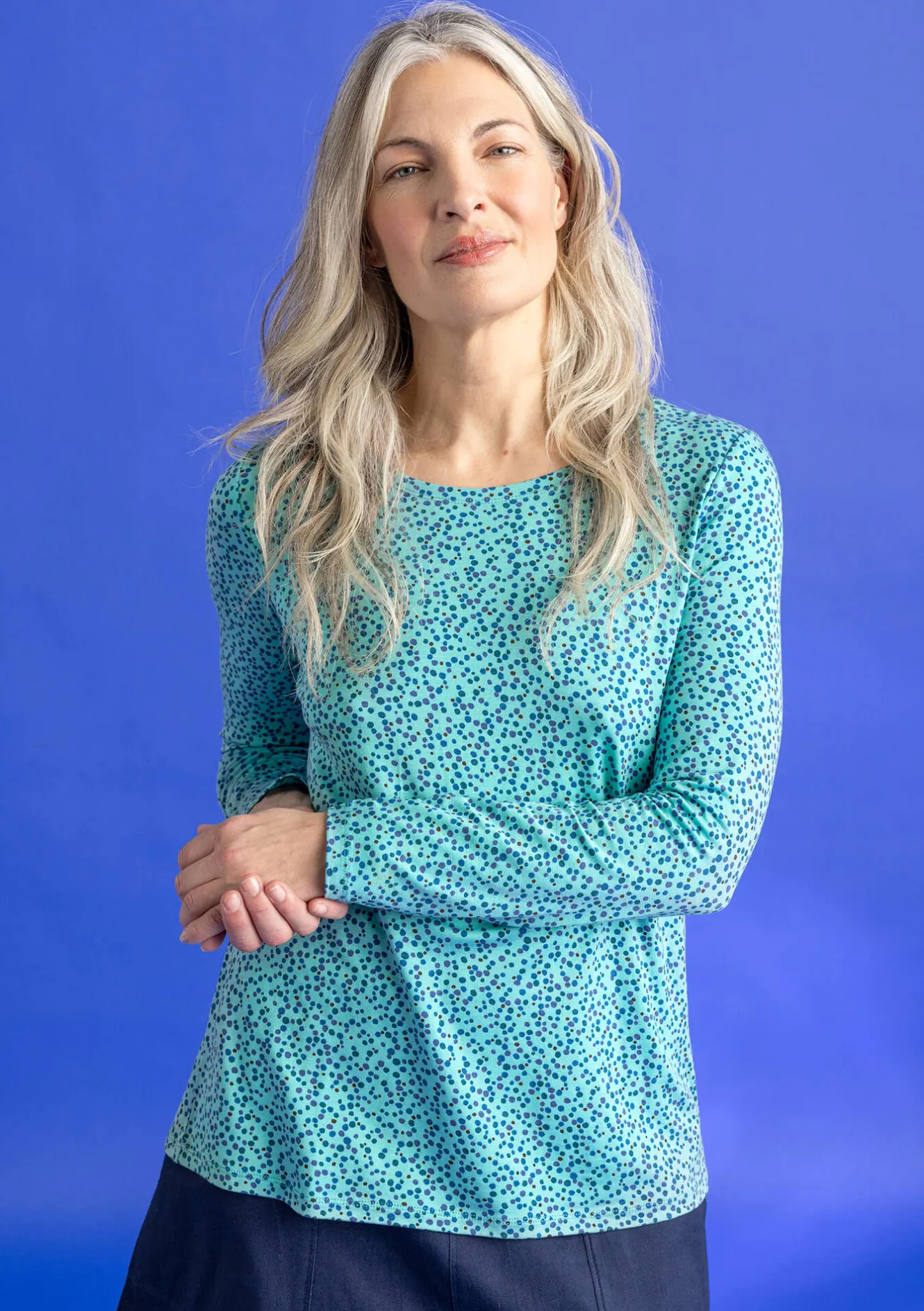 Gudrun Sjödén Jerseyshirt „Helga“ aus Lyocell/Elasthan