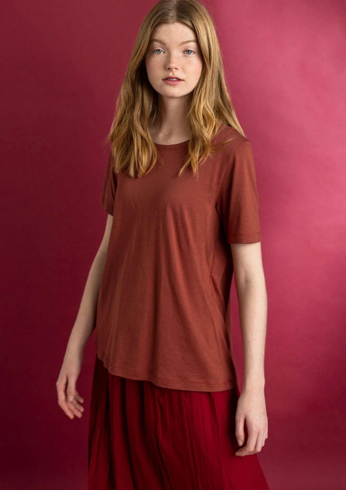 Gudrun Sjödén Jerseyshirt „Tyra“ aus Bio-Baumwolle/Modal