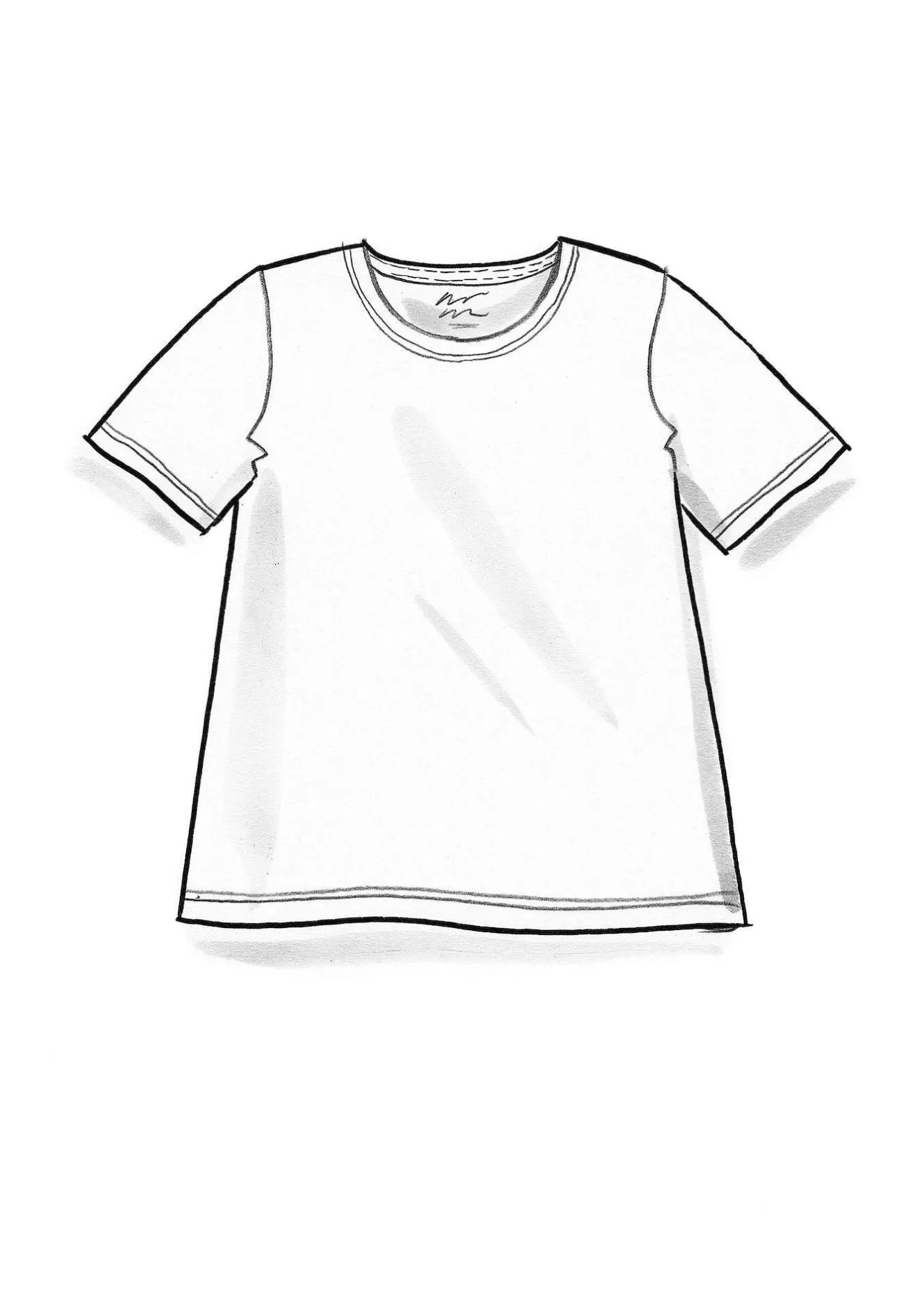 Gudrun Sjödén Jerseyshirt „Tyra“ aus Bio-Baumwolle/Modal