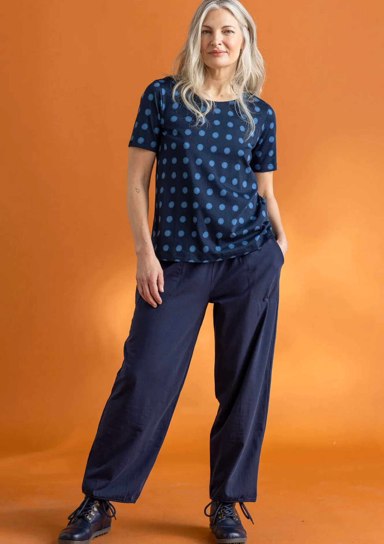 Gudrun Sjödén Jerseyshirt „Tyra“ aus Bio-Baumwolle/Modal