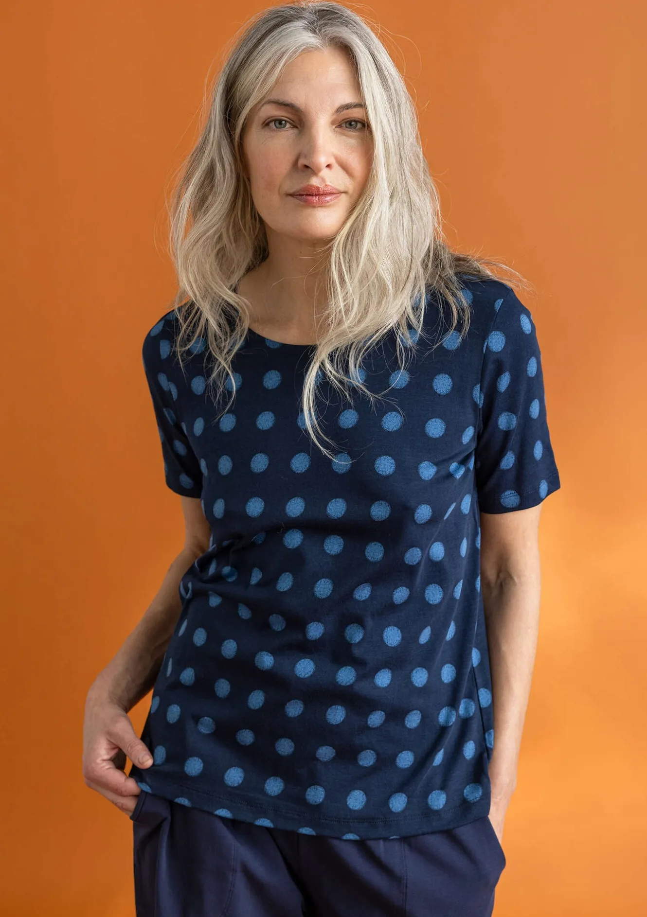 Gudrun Sjödén Jerseyshirt „Tyra“ aus Bio-Baumwolle/Modal