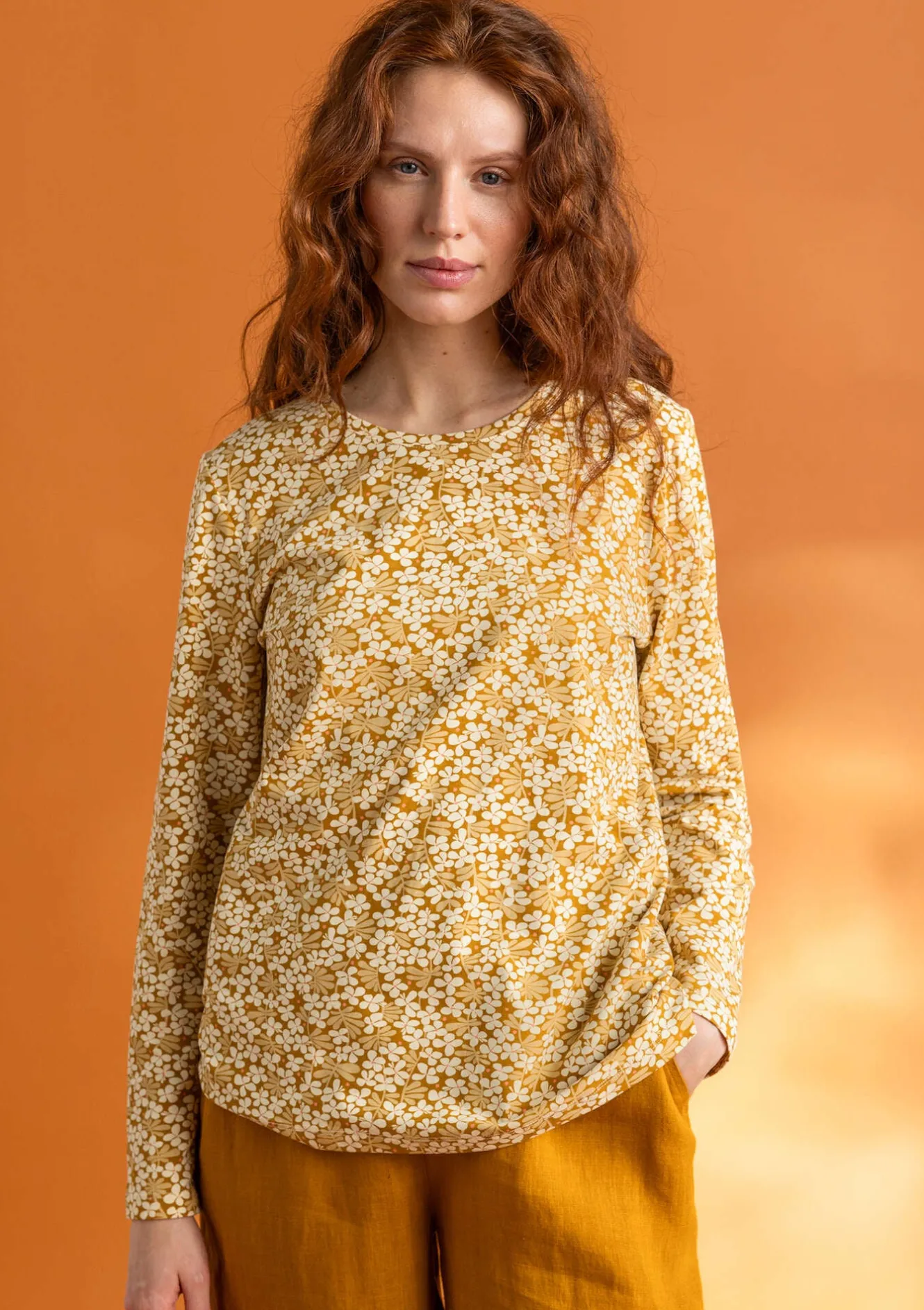 Gudrun Sjödén Jerseyshirt „Ylva“ aus Bio-Baumwolle/Elasthan