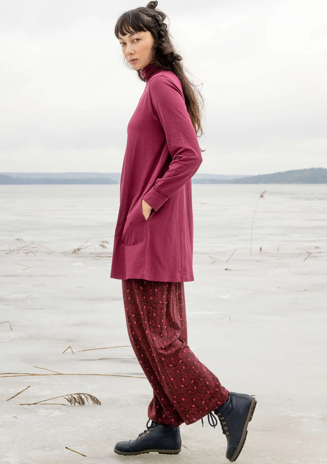 Gudrun Sjödén Jerseytunika aus Bio-Baumwolle/Modal/Elasthan