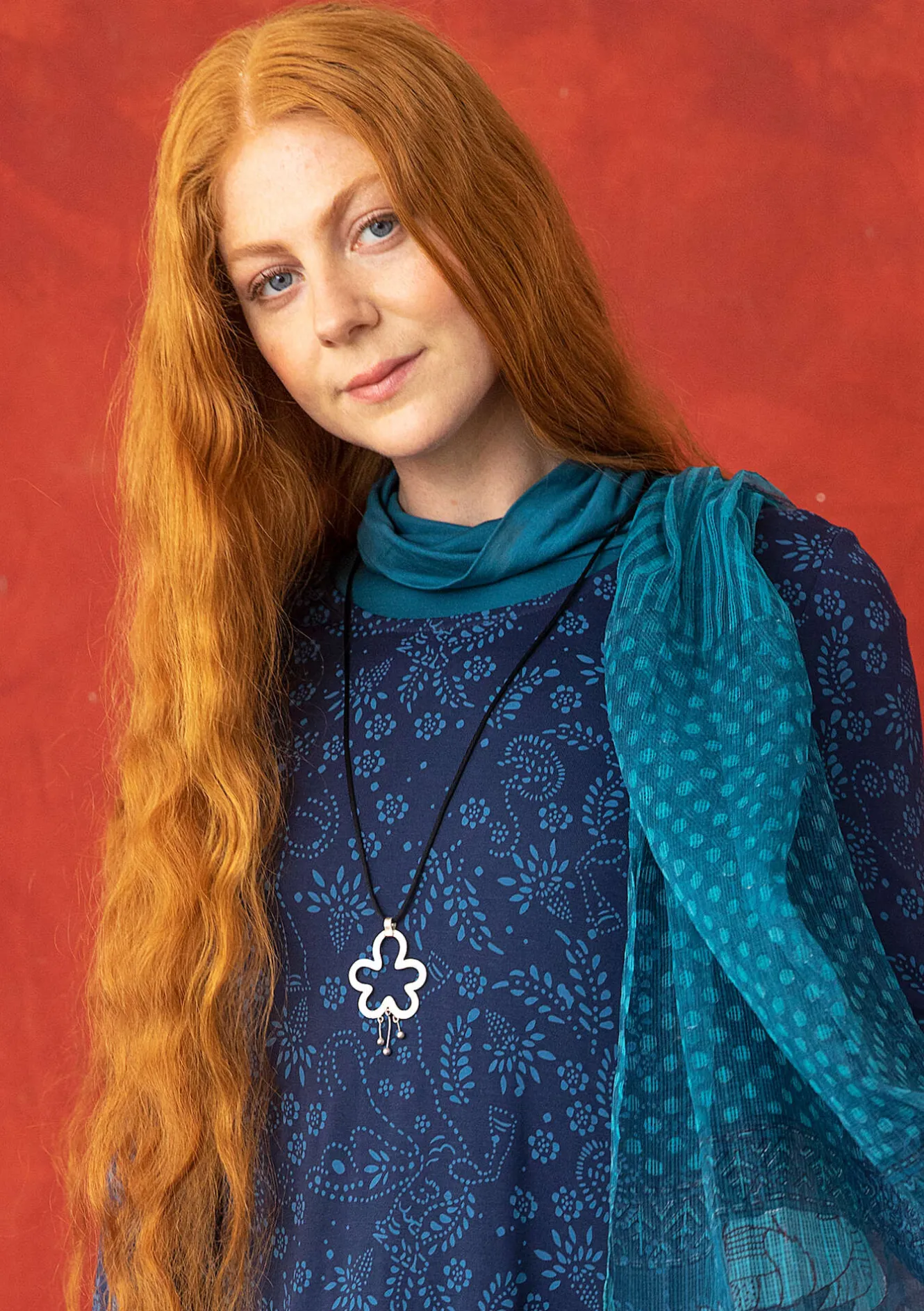 Gudrun Sjödén Kettenanhänger „Orchid“ aus